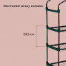 Парник-стеллаж для рассады с 4 полками (125х70х30 см)