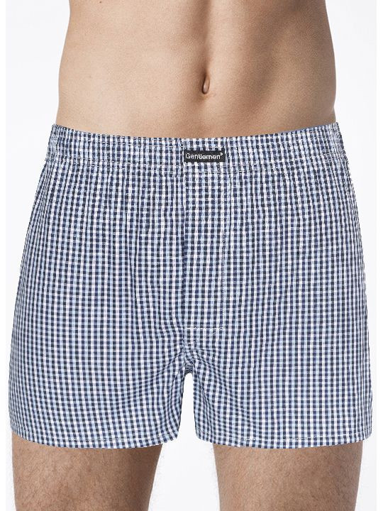 Классические клетчатые трусы-боксеры 