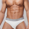Мужские трусы-слипы с широкой фирменной резинкой
