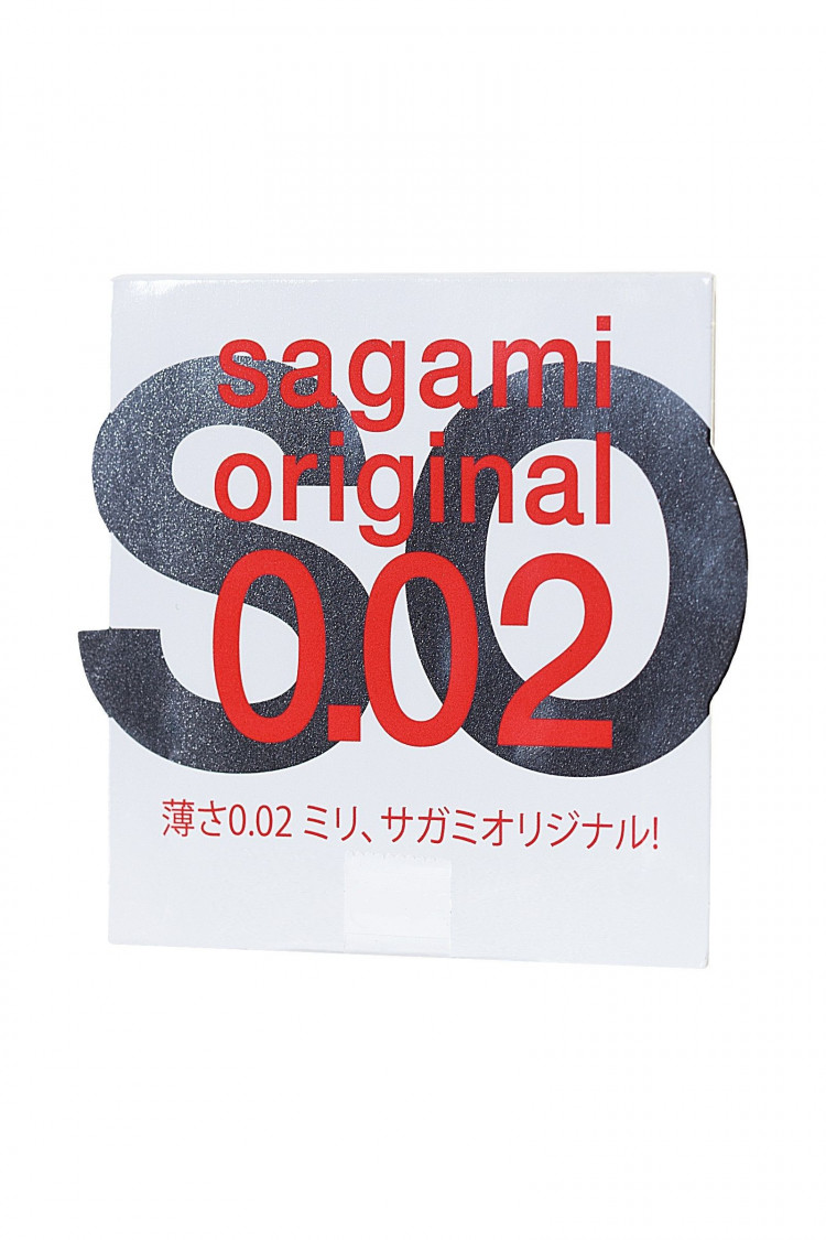 Ультратонкий презерватив Sagami Original 0.02 - 1 шт. 
