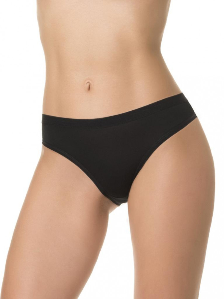 Бамбуковые трусики-бразилиана с ажурной задней частью 