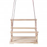 Подвесное деревянное кресло-качели