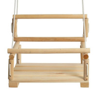 Малое деревянное подвесное кресло-качели