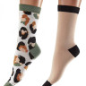 Набор из 2 пар носков Bamboo Socks - однотонные и с пятнышками